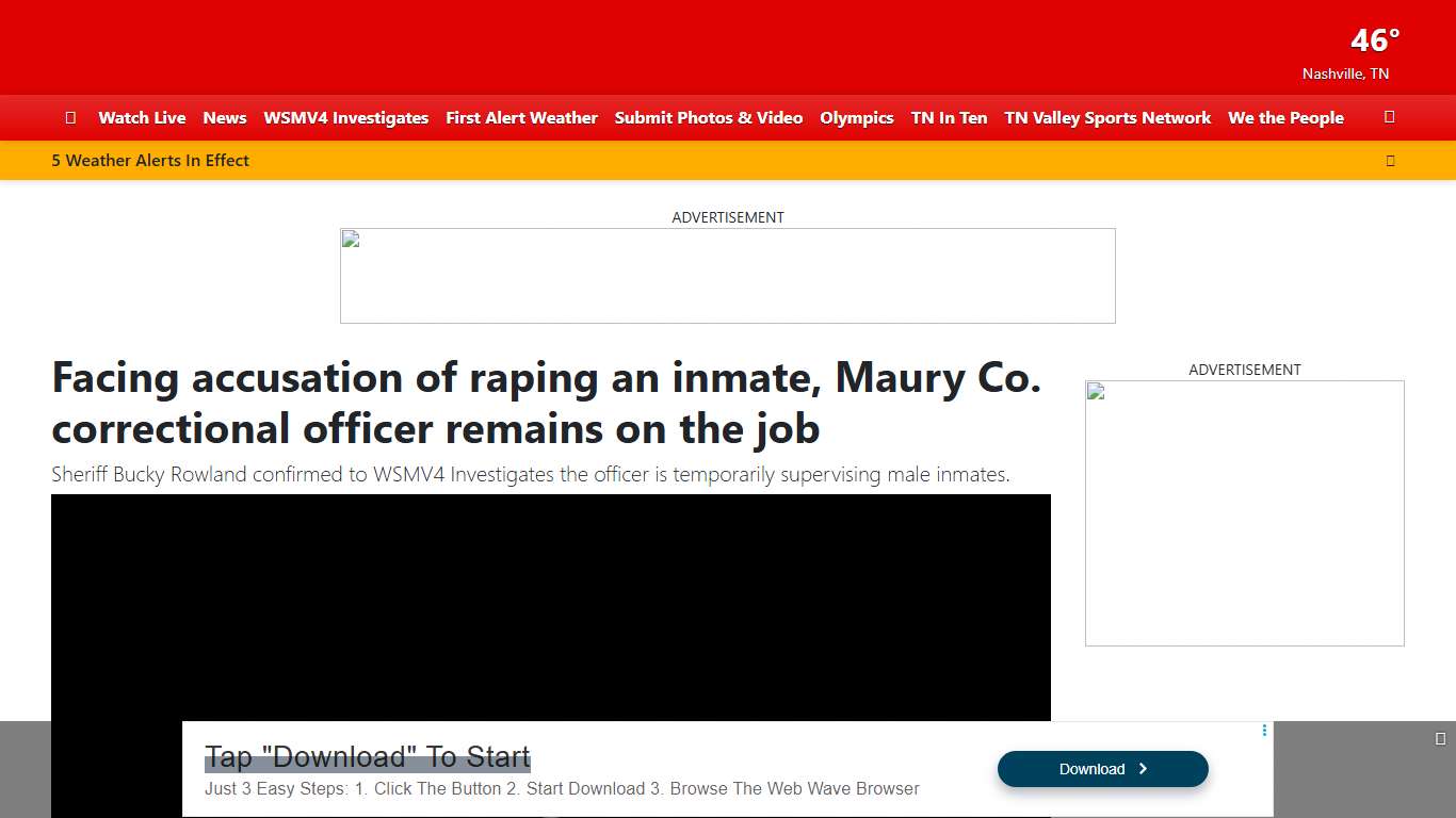 Facing accusation of raping an inmate, Maury Co. correctional officer remains on the job